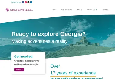 Screenshot of georgiandmc.ge