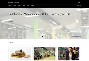 Скриншот georgiansolicitors.ge