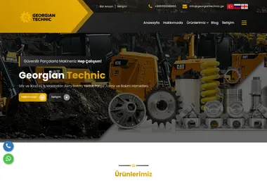 Screenshot of georgiantechnic.ge