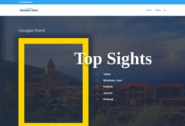Screenshot of georgiantravel.ge