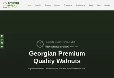 Скриншот georgianwalnut.ge