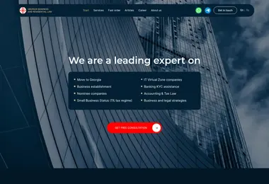 Screenshot of georgiaresidentiallaw.ge