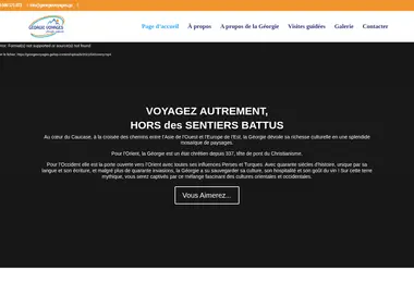 Скриншот georgievoyages.ge