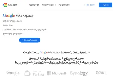 Скриншот geosoft.ge