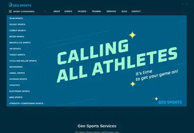 Скриншот geosports.ge