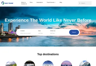 geotours.ge-ის ეკრანის სურათი