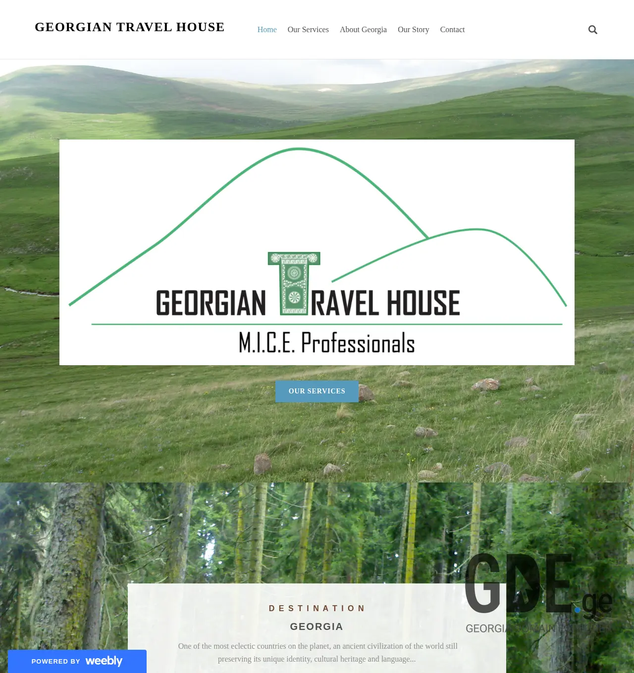 Screenshot of the site geotravelhouse.ge at 2025-11-30