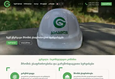 Screenshot of gergili.ge