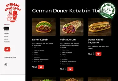 Screenshot of germandoner.ge