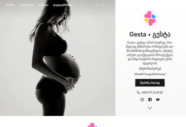 Screenshot of gesta.ge