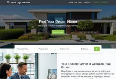 Screenshot of gestate.ge