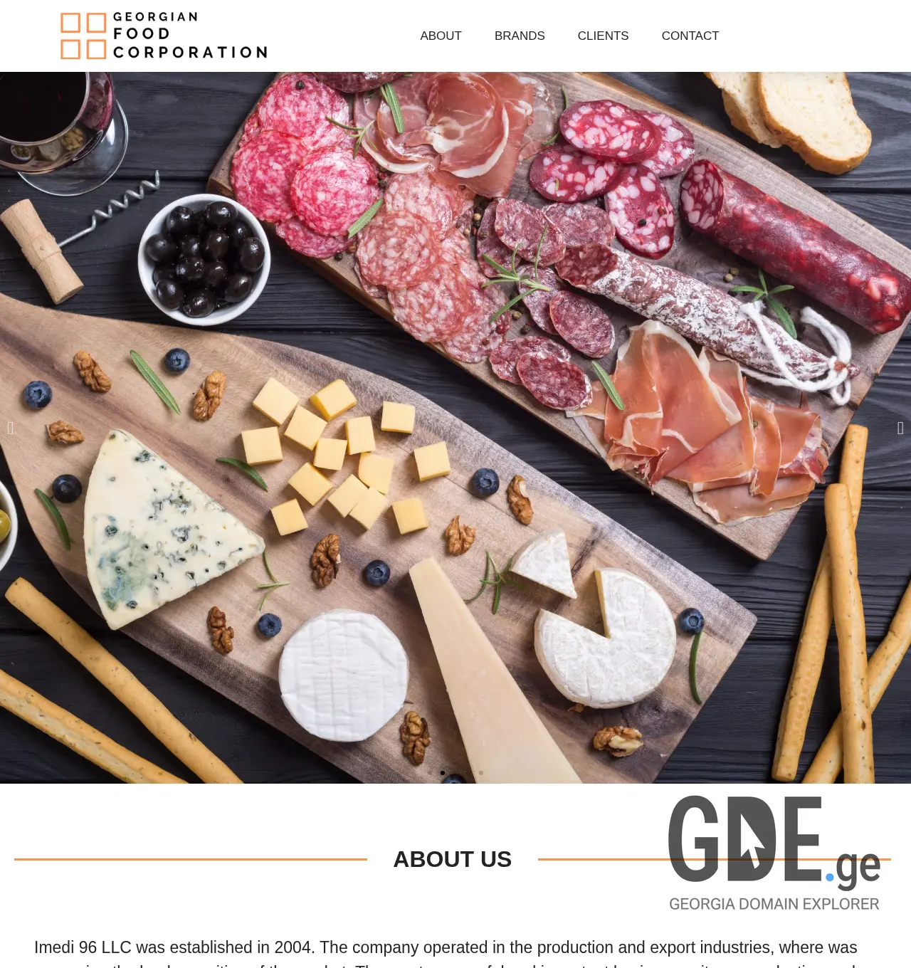 Screenshot of the site gfc.com.ge at 2025-11-30