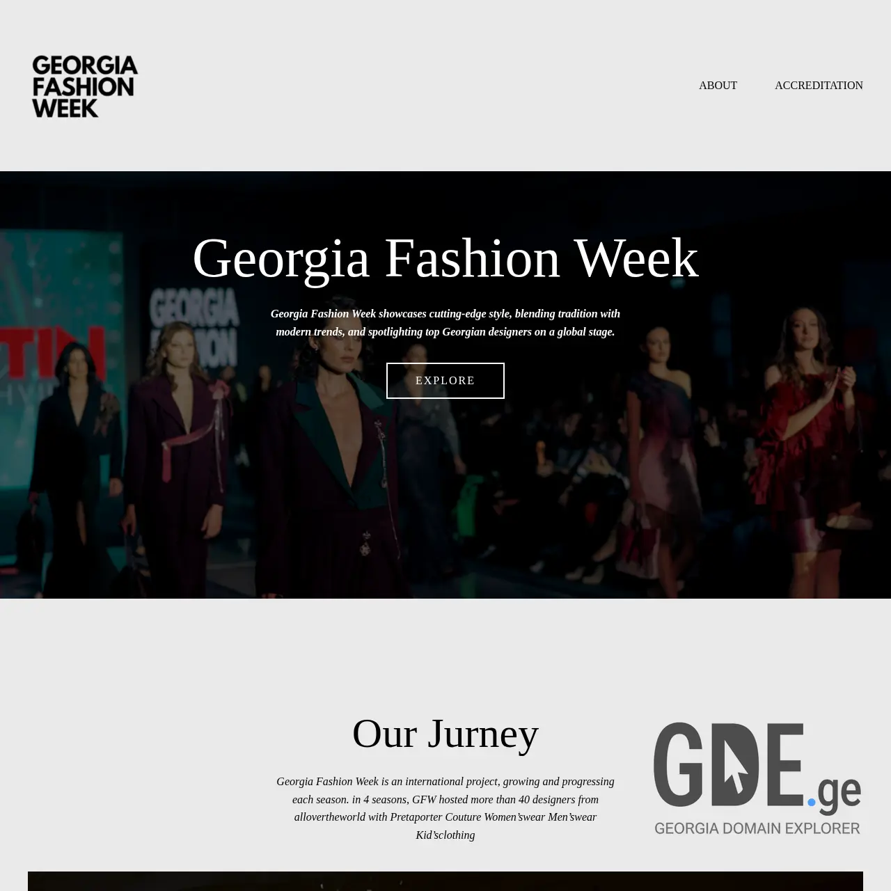 Screenshot of the site gfw.ge at 2025-12-10