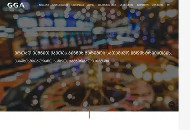 Screenshot of gga.org.ge