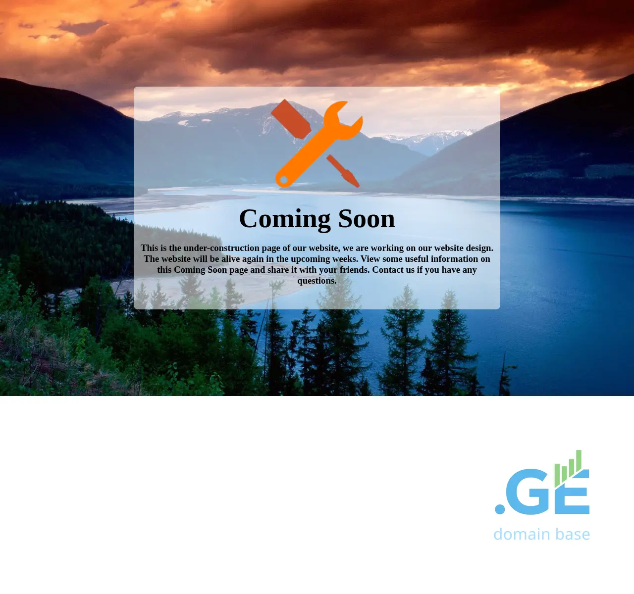 Screenshot of the site ghholding.ge at 2025-11-11