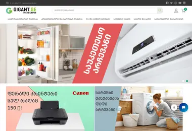 Screenshot of gigant.ge