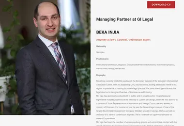 Screenshot of gilegal.ge
