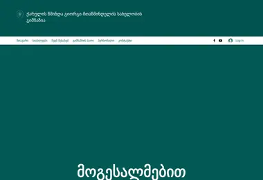 Screenshot of gimnazia.edu.ge