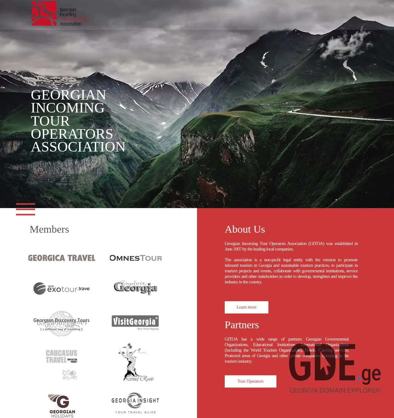 Screenshot of the site gitoa.ge at 2025-12-02