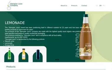 Screenshot of gjc.ge