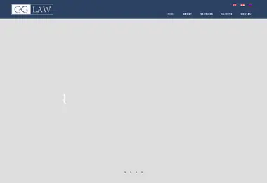 Screenshot of gkglaw.ge