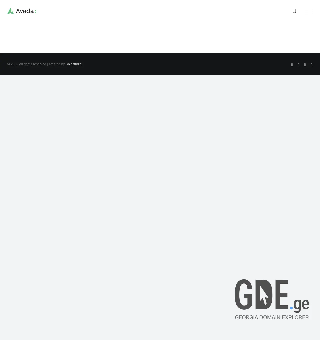 Screenshot of the site gla-consulting.ge at 2025-12-05