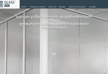 Screenshot of glasspro.ge