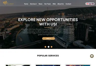 Screenshot of glcgroup.ge