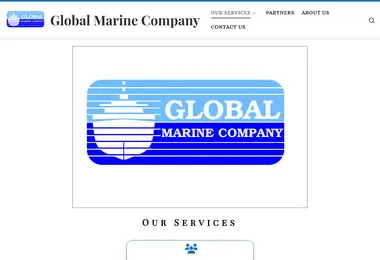Screenshot of global-marine.ge