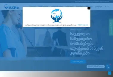 Скриншот globalcare.ge