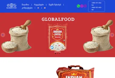 Screenshot of globalfood.ge