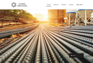 Screenshot of globalironsteel.ge