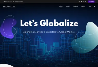 globalize.ge-ის ეკრანის სურათი