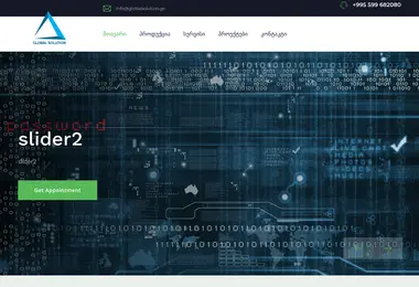 Screenshot of globalsolution.ge
