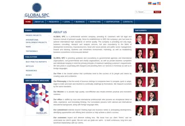 Screenshot of globalspc.ge