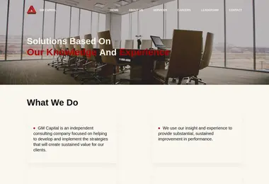 Скриншот gmcapital.ge