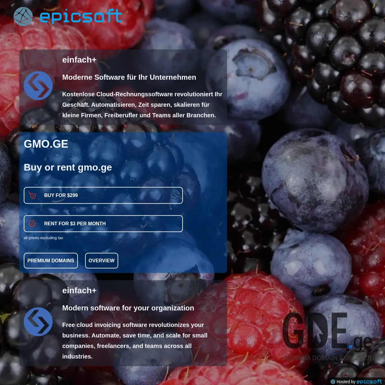 Screenshot of the site gmo.ge at 2025-12-10