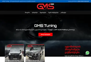 Скриншот gmstuning.ge