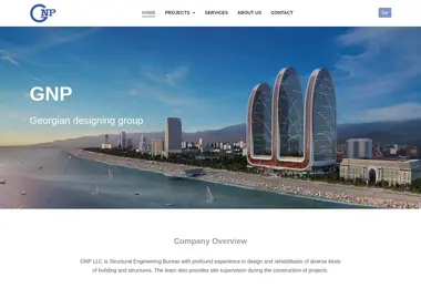 Screenshot of gnp.com.ge