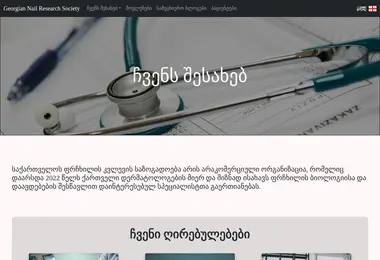 Screenshot of gnrs.ge