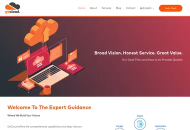 gocloud.ge-ის ეკრანის სურათი
