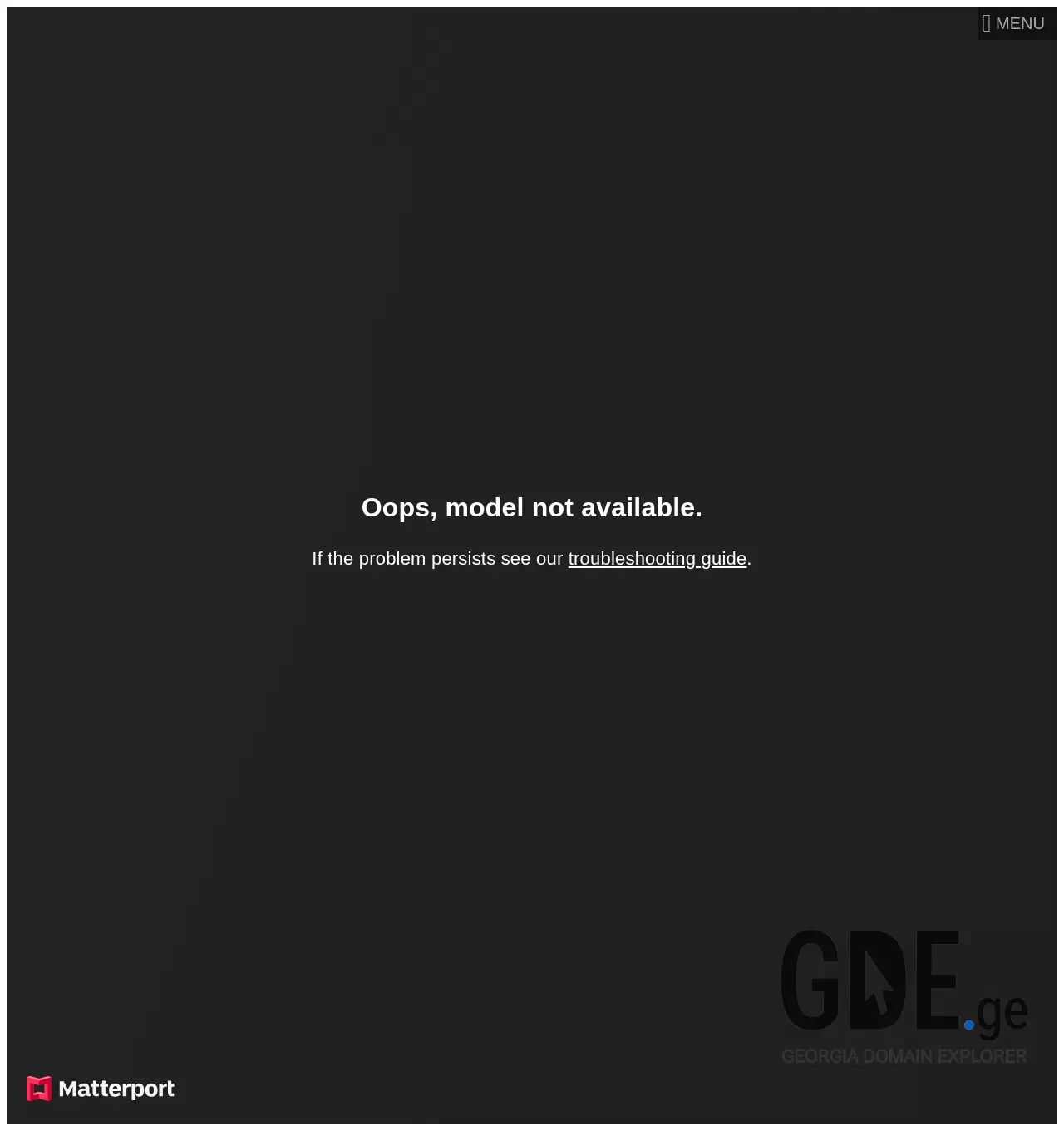 Screenshot of the site goge.ge at 2025-11-29