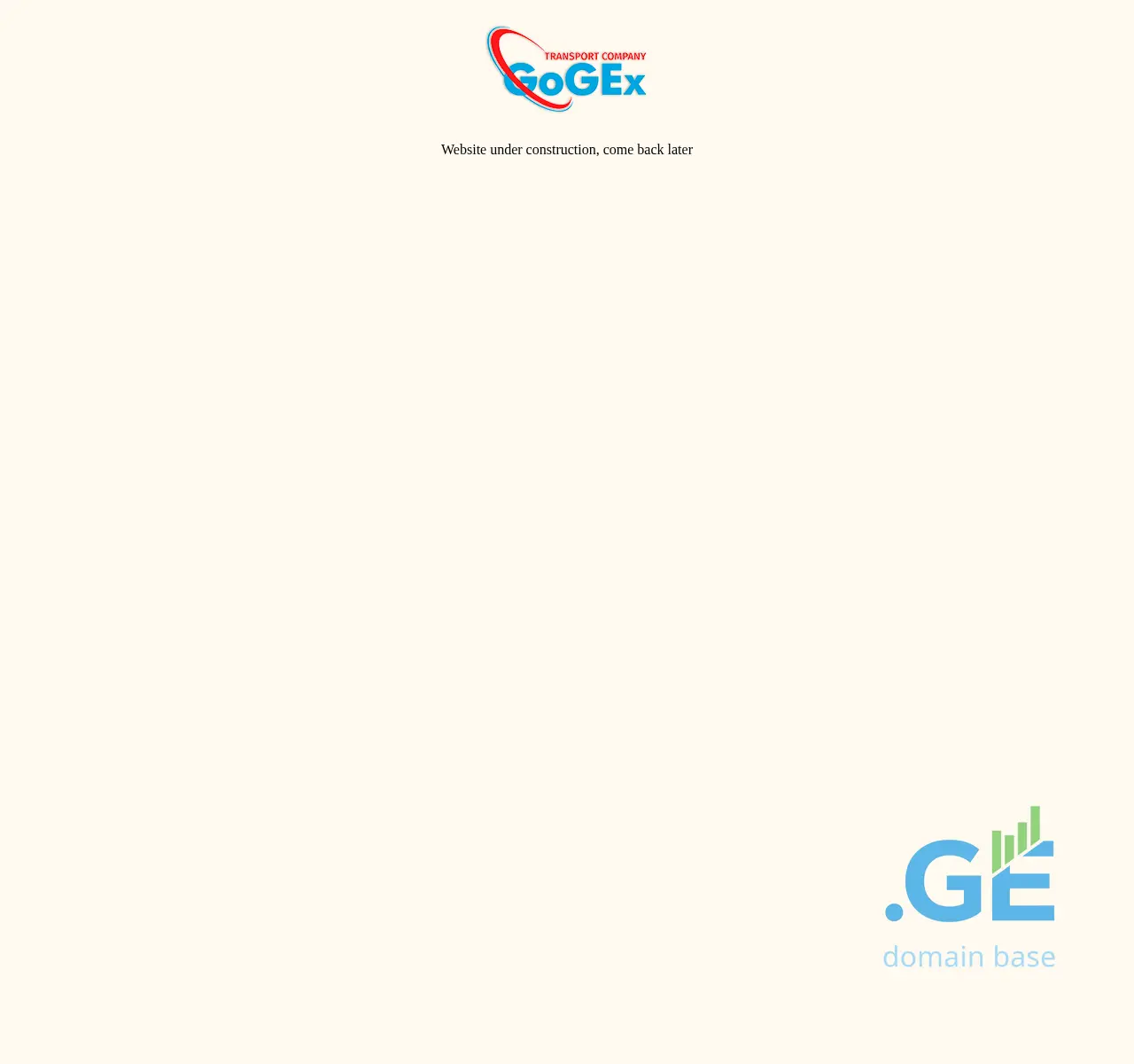 Screenshot of the site gogex.ge