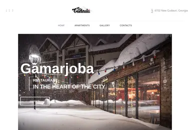 Screenshot of gogudauri.ge