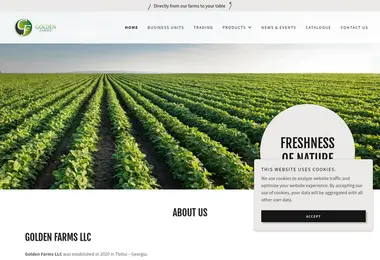 goldenfarmsholding.ge-ის ეკრანის სურათი