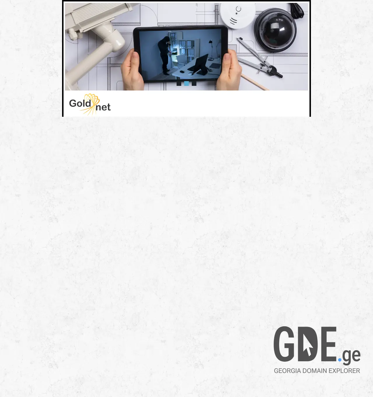 Screenshot of the site goldnet.ge at 2025-12-02