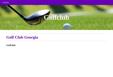 Screenshot of golfclub.ge