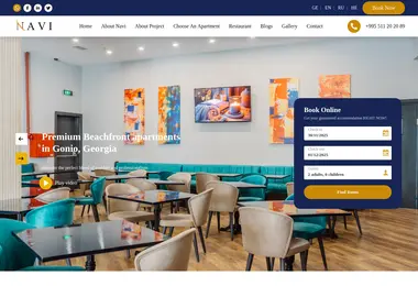 Screenshot of gonavi.ge