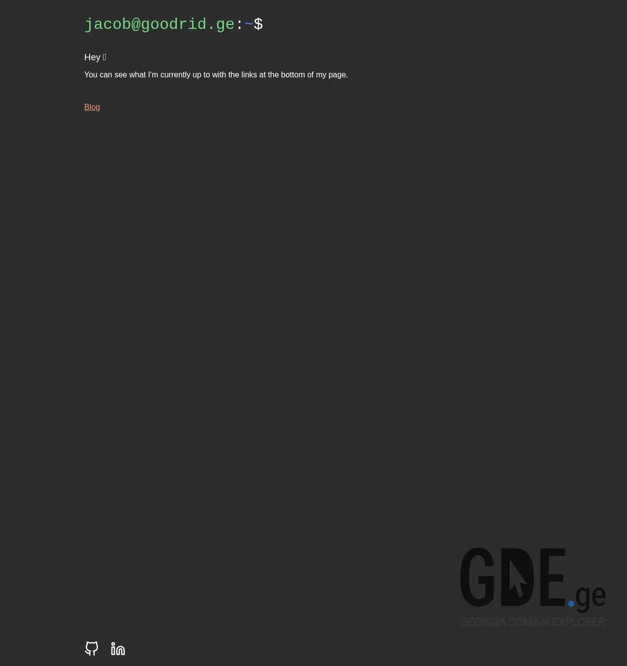 Screenshot of the site goodrid.ge at 2025-11-30