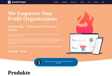 Screenshot of goodvanta.ge